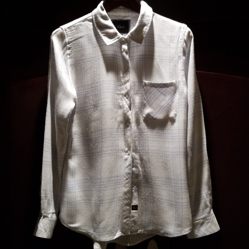 Rails White Flannel